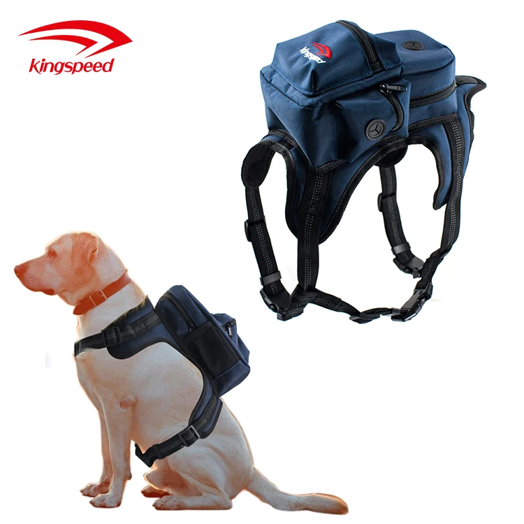 
Custom Made high-capacity Travel Camping and Hiking Dog Backpack Saddle Bag 