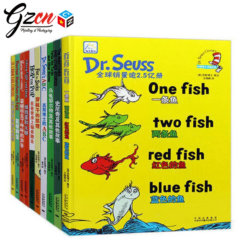 custom printing hardcover thick cover animals cartoon coloring children book