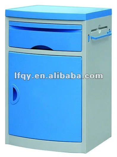 ABS medical Bedside Cabinets With Dining Table Board
