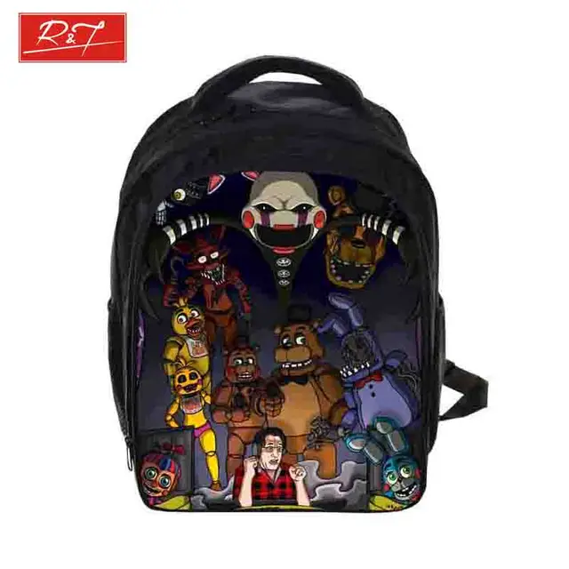 Kids Five Nights At Freddys Backpacks Anime Sonic Backpack