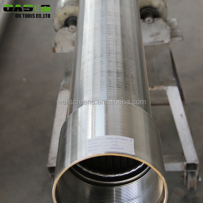 AISI 304/316L PVC Continuous slot wire wrapped water well screens China supplier