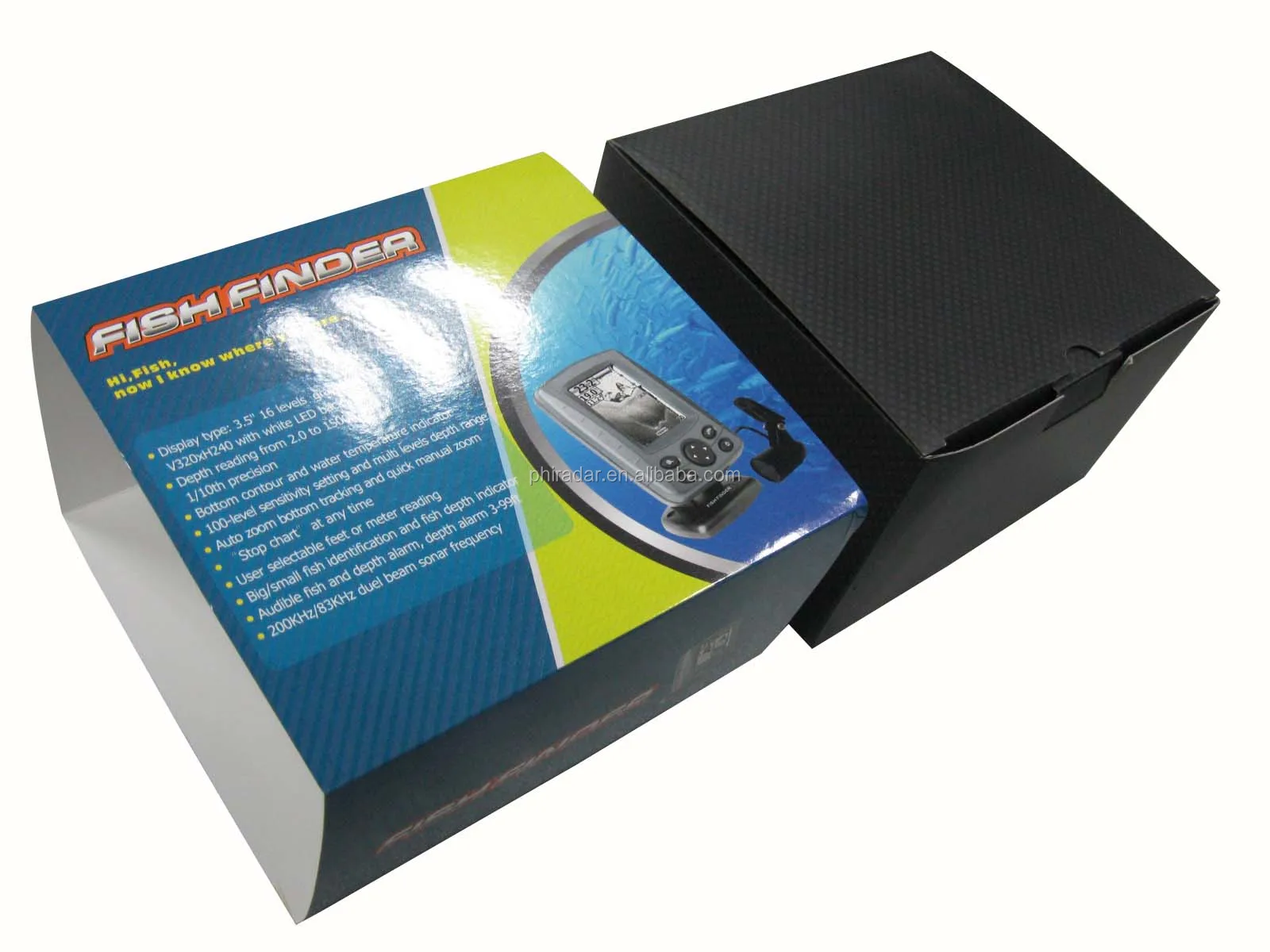 16 Levels Grayscale Boat fish finder with high definition LCD