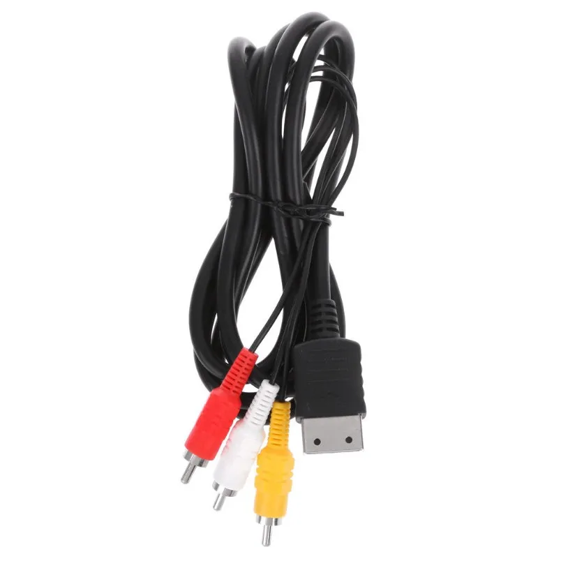 Classic 1.8M RCA AV Cord For Sega Dreamcast Stereo Composite Audio Video TV Adapter Cable