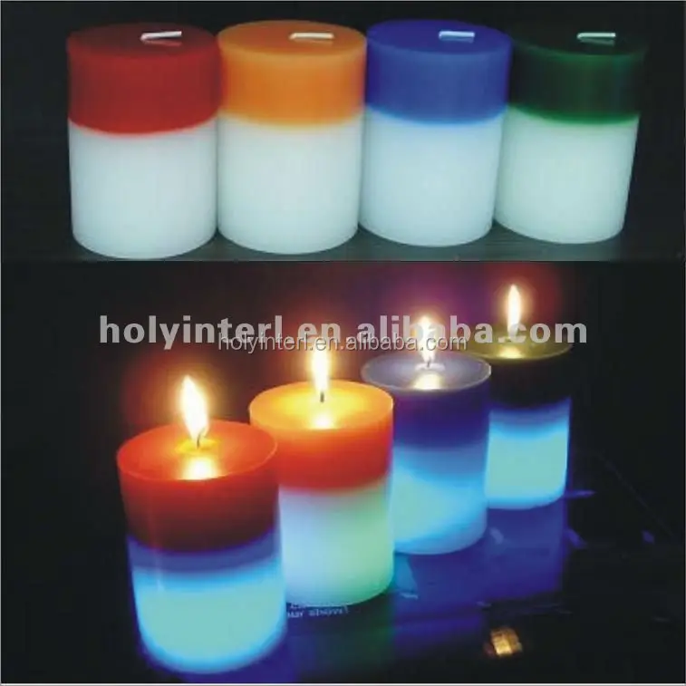 Magic color changing Led wax Candle
