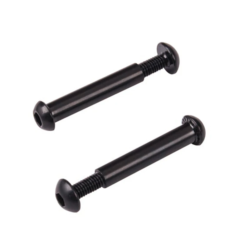 custom stainless steel chicago screw for Round Head Metal Black Chicago Screws