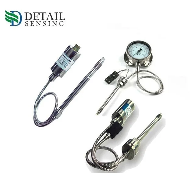High temperature melt pressure sensors, transmitters