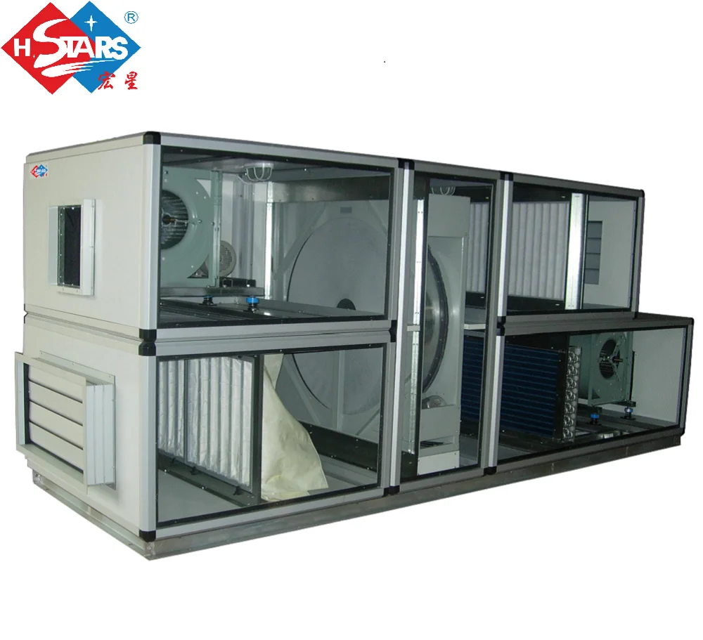 Терминальное оборудование HVAV блок управления воздухом горизонтальный комбинированный кондиционер с постоянной температурой осушения