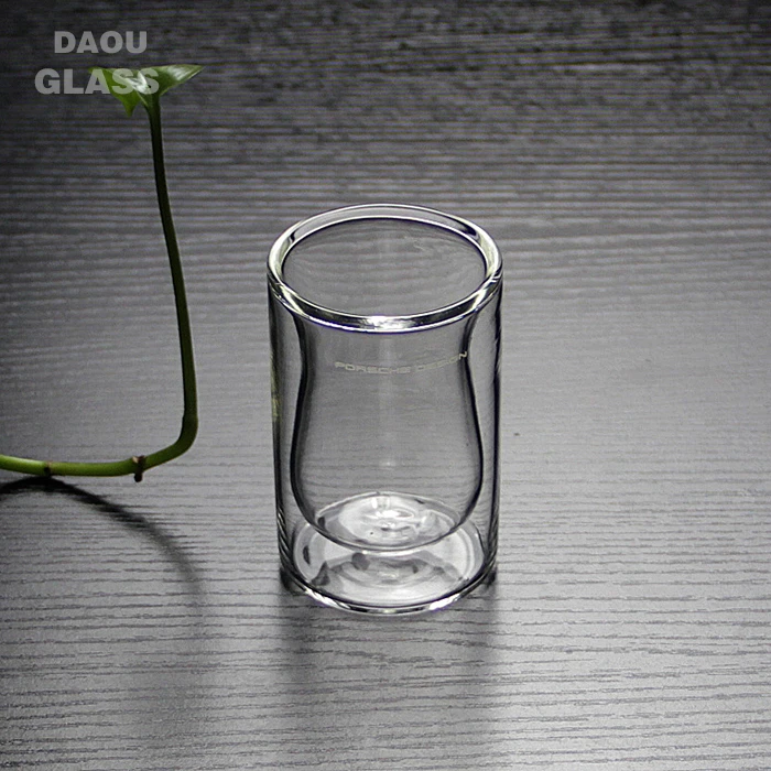 
double wall glass coffee cup 
