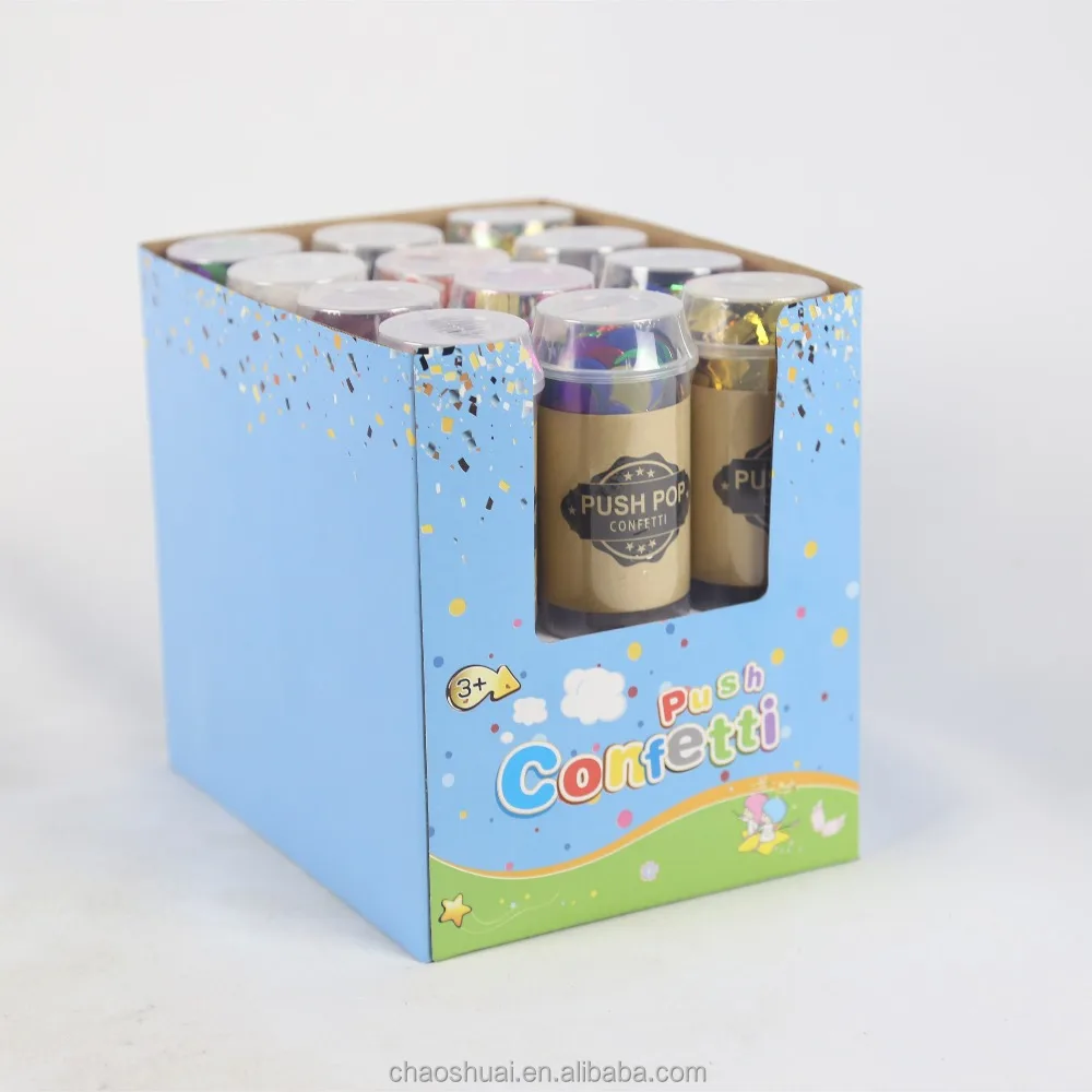 Новый пуш-образная Конфетти Для вечеринки