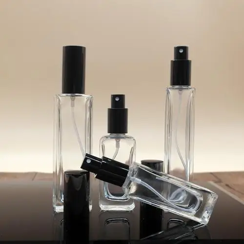 Пустой Флакон-распылитель из янтарного/матового стекла на заказ круглый/квадратный распылитель прозрачный спрей стеклянная бутылка для эфирного масла производитель 30 мл