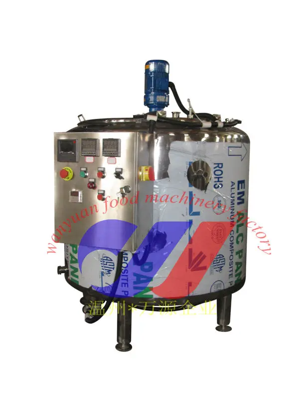 
automatic dairy milk pasteurizer 500L cream pasteurizer 