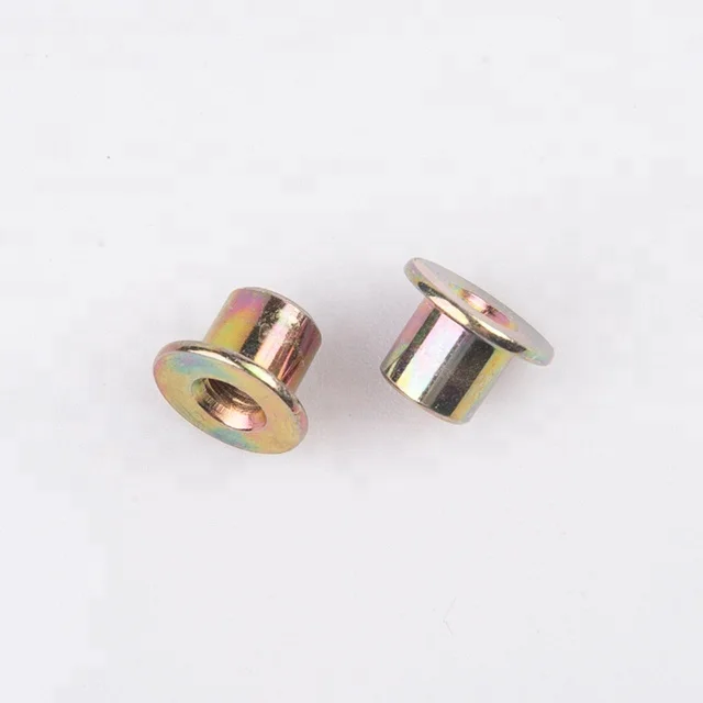 China Dongguan Manufacturer Carbon Steel Zinc Plated Round Base T Nut