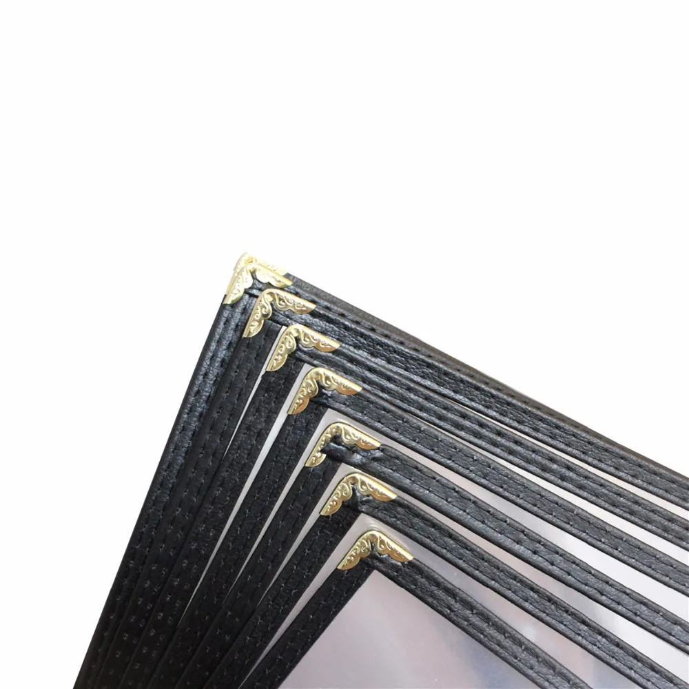 Sewn Menu Cover 1 Panel 2 View Leatherette 8.5 x 11