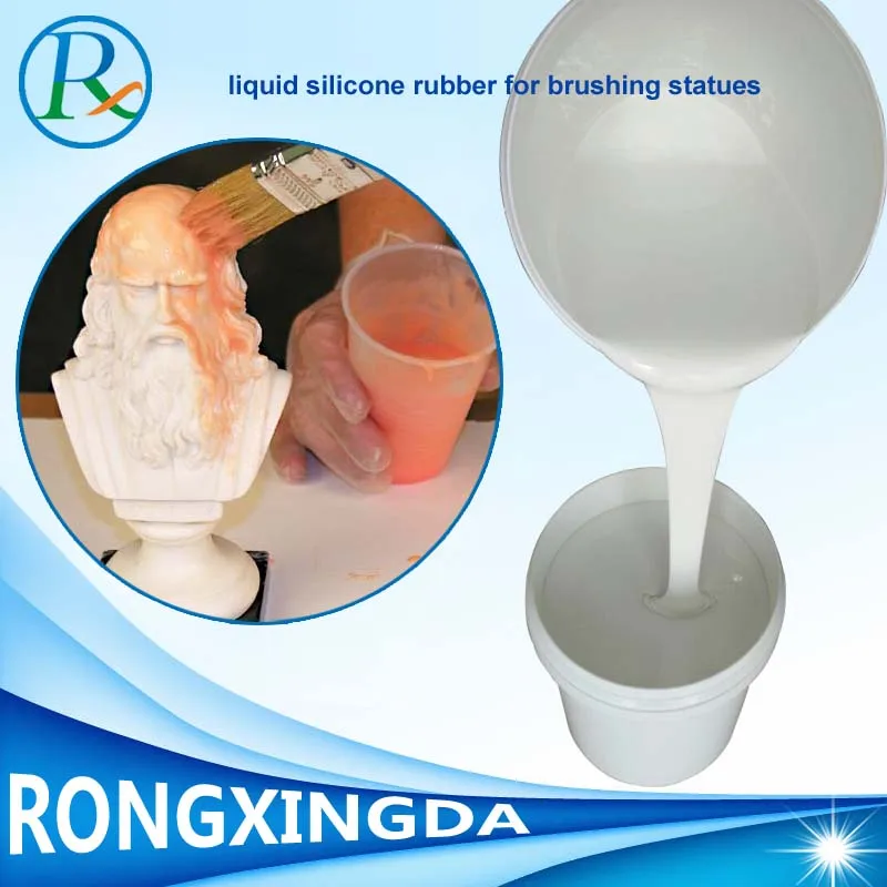 RTV-2 силиконовая резина для чистки большой гипсовая Статуя Формы