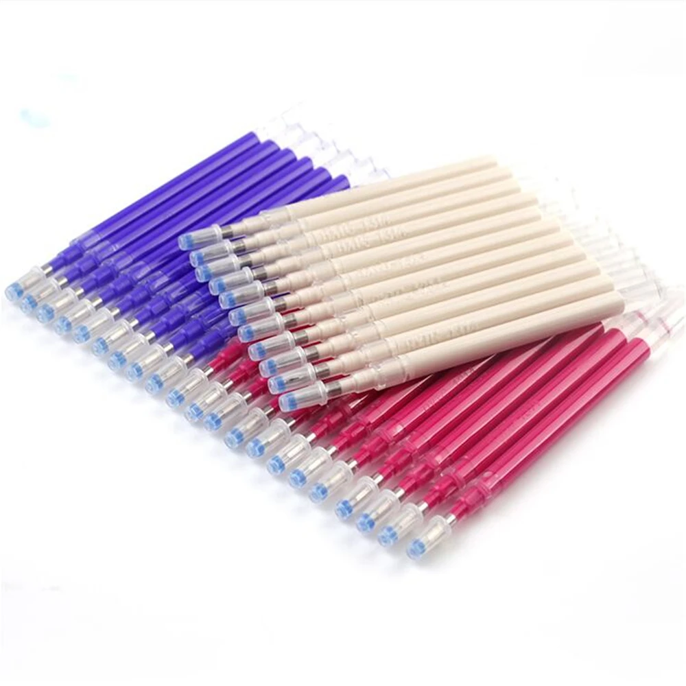 White/black/red/blue Embroidery Heating Erasable pens Fade Refill,DIY Stitch Mark Painting Fade Pen Refill