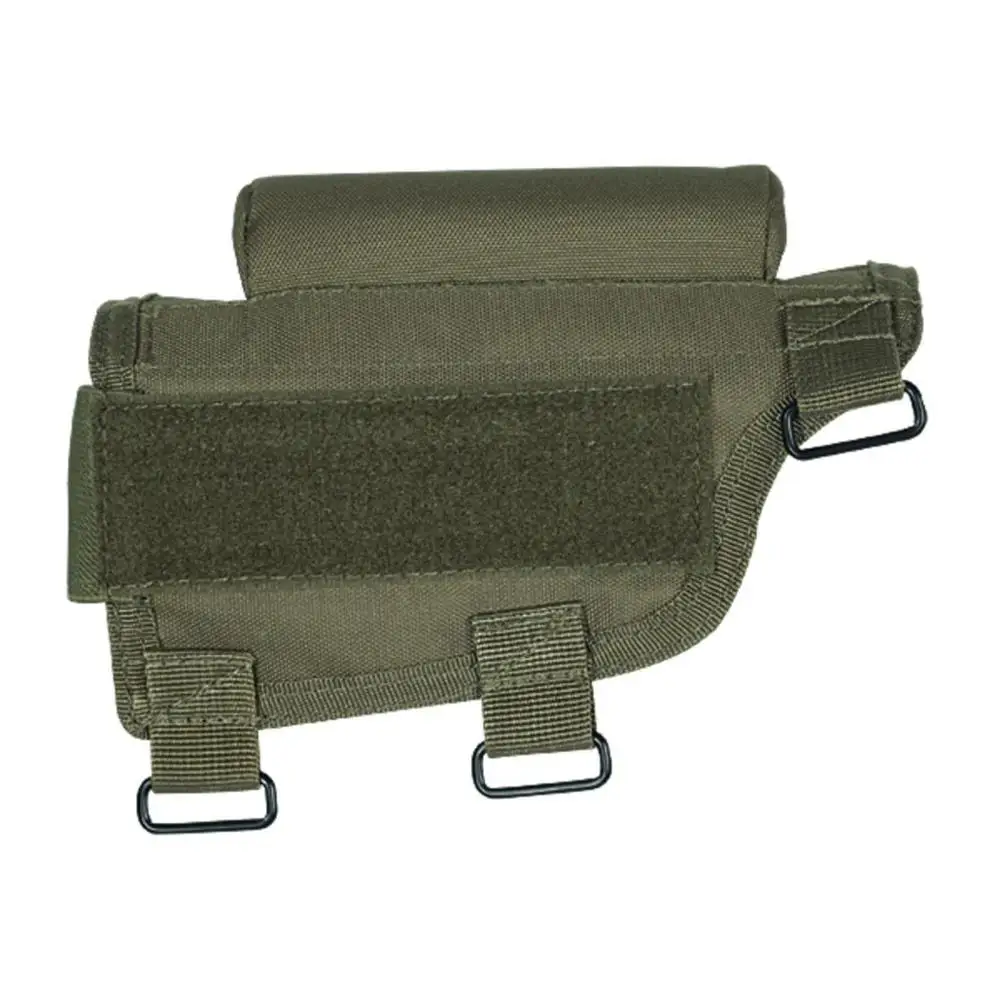 Tactical Adjustable Cheek Rest with Ammo Carrier and Triple Strap Adjustment