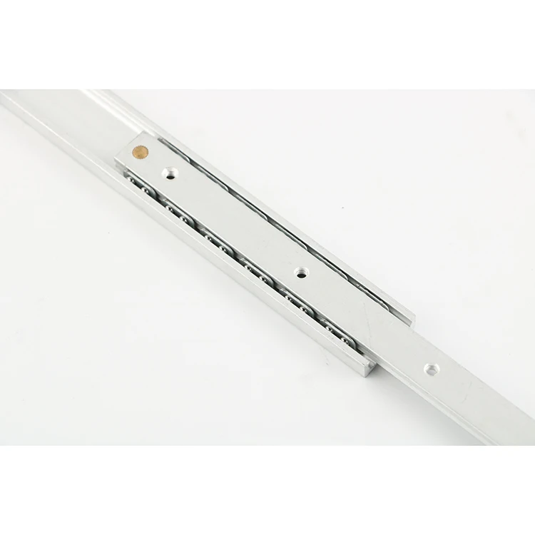 Ball Bearing Drawer Slides Rail for Furniture Full Extension Light Duty Aluminum Alloy Customized Bedroom Furniture 16mm
