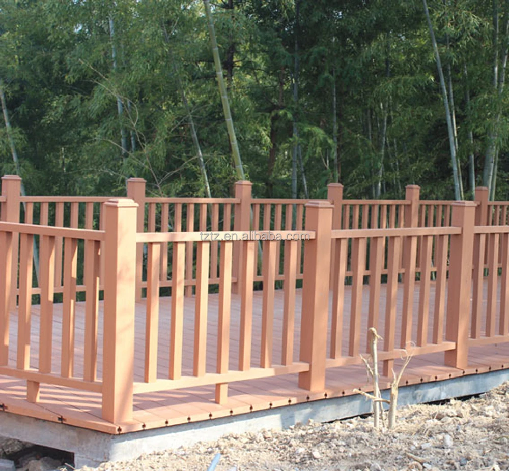 Special design widely WPC outdoor composite waterproof wpc handrail railing