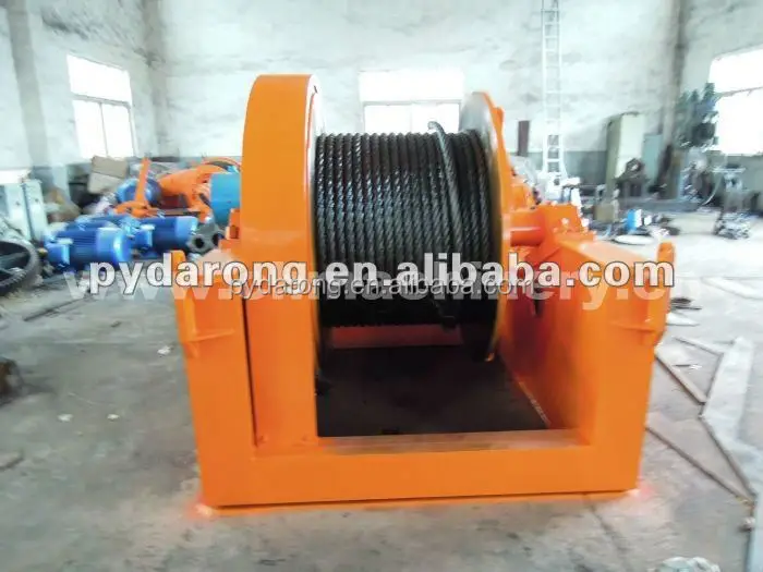 Mine sinking shaft winch 10ton lifting machine