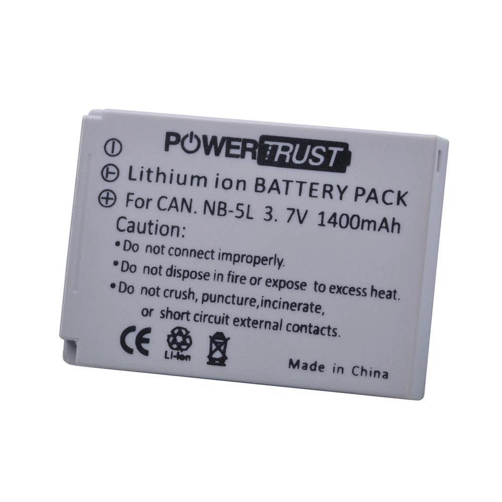 NB-5L NB 5L NB5L Camera Battery for Canon S110 SX200 SX210 SX220 SX230 IS HS IXUS 850 870 800 860 990 SD 950 970