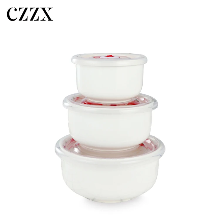 3 набора фарфоровых керамических свежих чашек с герметичной крышкой с индивидуальным принтом