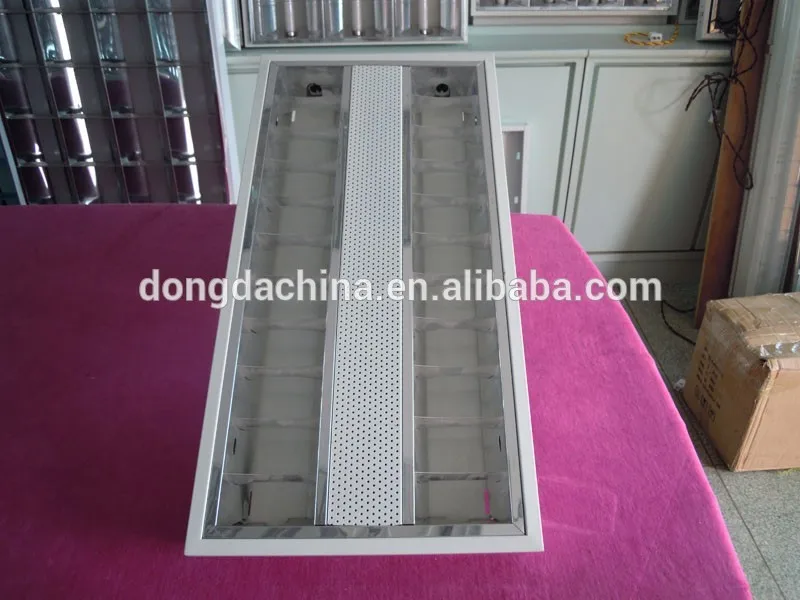 коммерческое освещение t5 решетку свет 60*30cm 2 труб