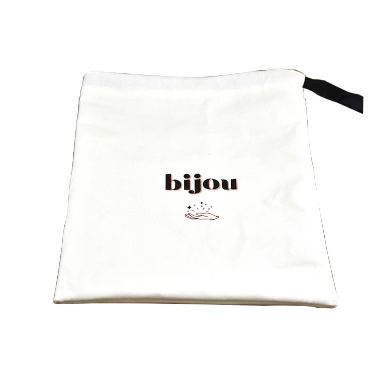 Хлопковые Сумки на шнурке из натурального органического муслина с индивидуальным принтом