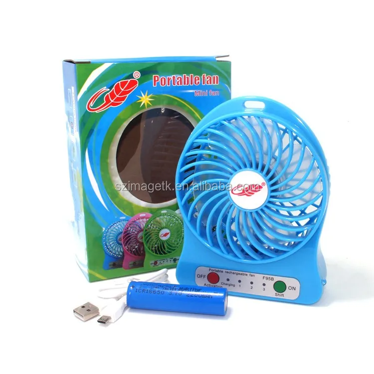 Горячие Продажи высокая производительность DC 5 В портативный мини-вентилятор, стенд перезаряжаемые вентилятор usb
