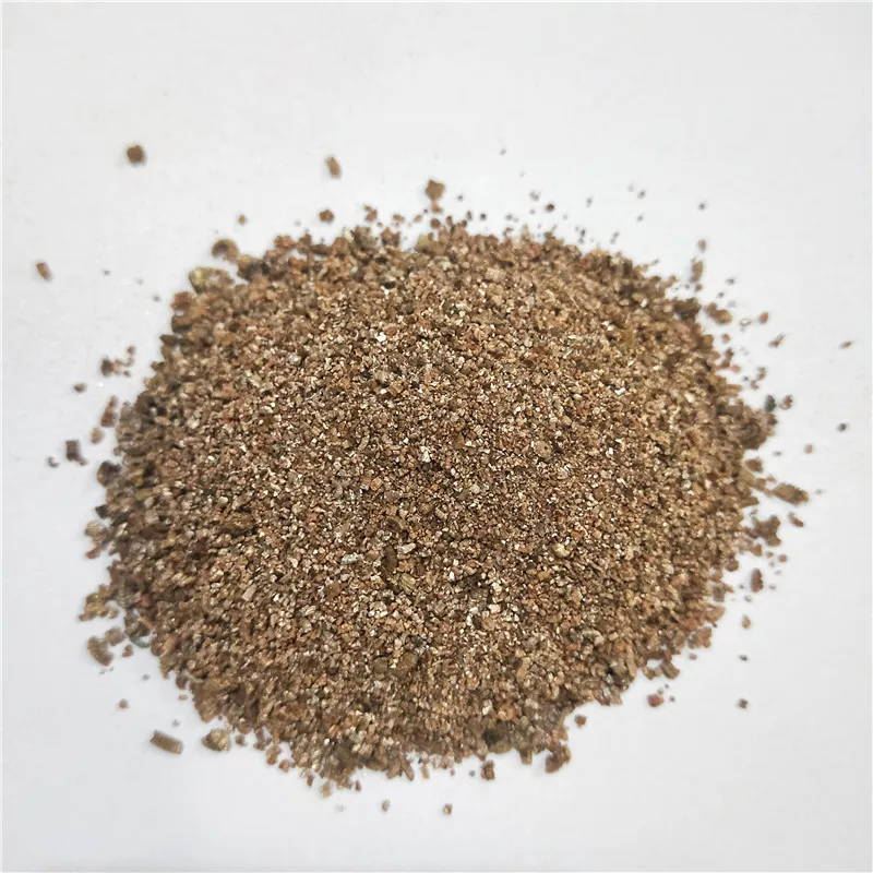 
 Профессиональный 20-40 сетчатый вермикулит для трения пыли расширенные вермикулитные гранулы  