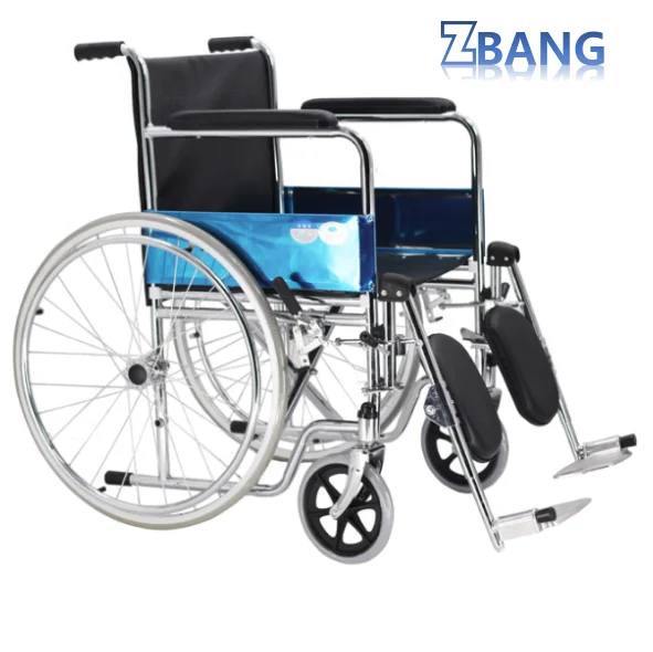Cheap Price lightweight Standing Folding Remote Used Manual Wheelchair for Sale