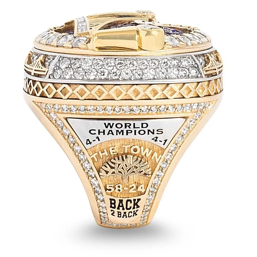 2017 basketball finals world champions championship ring with Cherrywood box