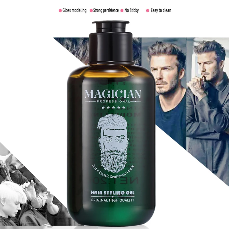 wholesale price 200g extra firm hold hair gel for hair styling