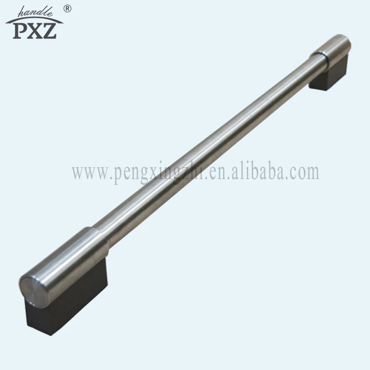Bottom-Mount Refrigerator Door Handle with cross-hatch texture