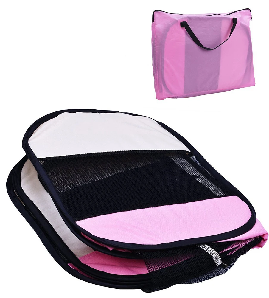 Portable Foldable Dog Fence House Puppy Exercise Pen Kennel Pet Playpen For Cat Rabbit Hamster