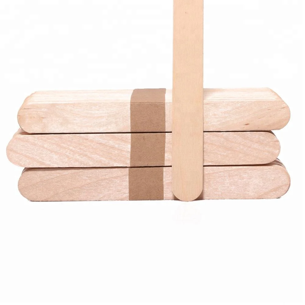 Одноразовые Деревянные шпатели для воска, инструменты для воска