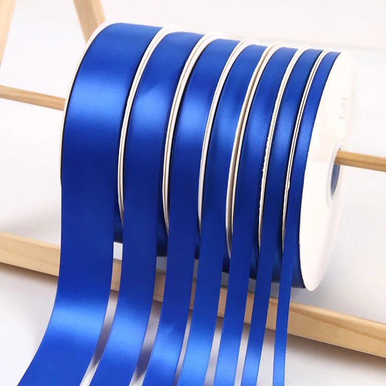 Wholesale custom the ribbon boutique,1 inch 25mm single face polyester satin ribbon