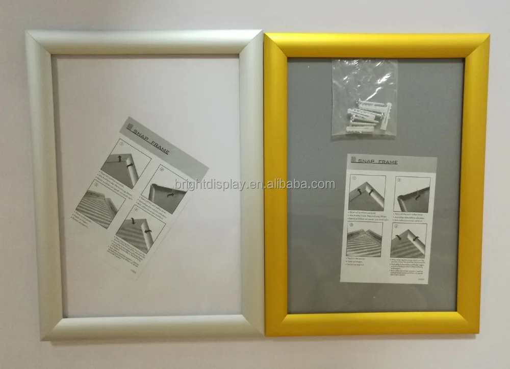 New model 25mm Aluminium clip frame,Poster frame A1/ A2/ A3/ A4