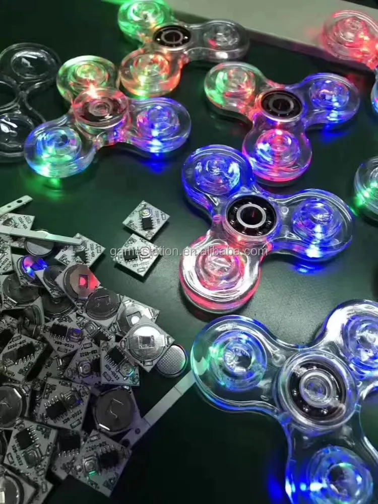 Alibaba low price led hand spinner with high speed dark light LED fidget spinner