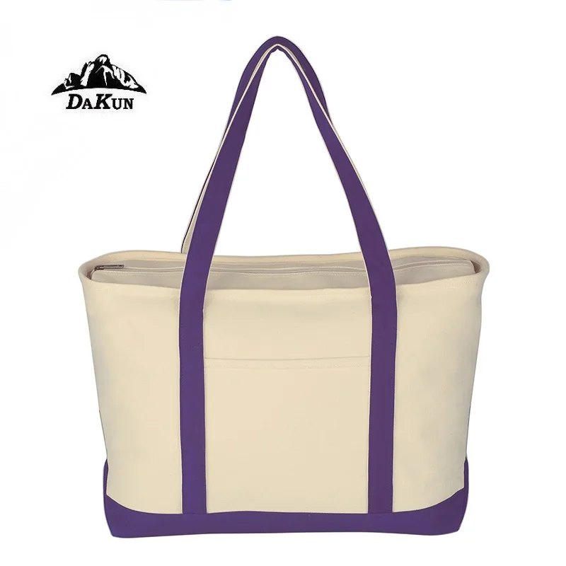Cheap wholesale promotional large market tote cotton canvas shopping bag