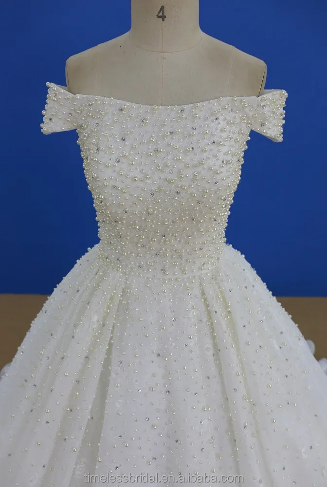 2017 latest real sample top quality egypt wedding dress