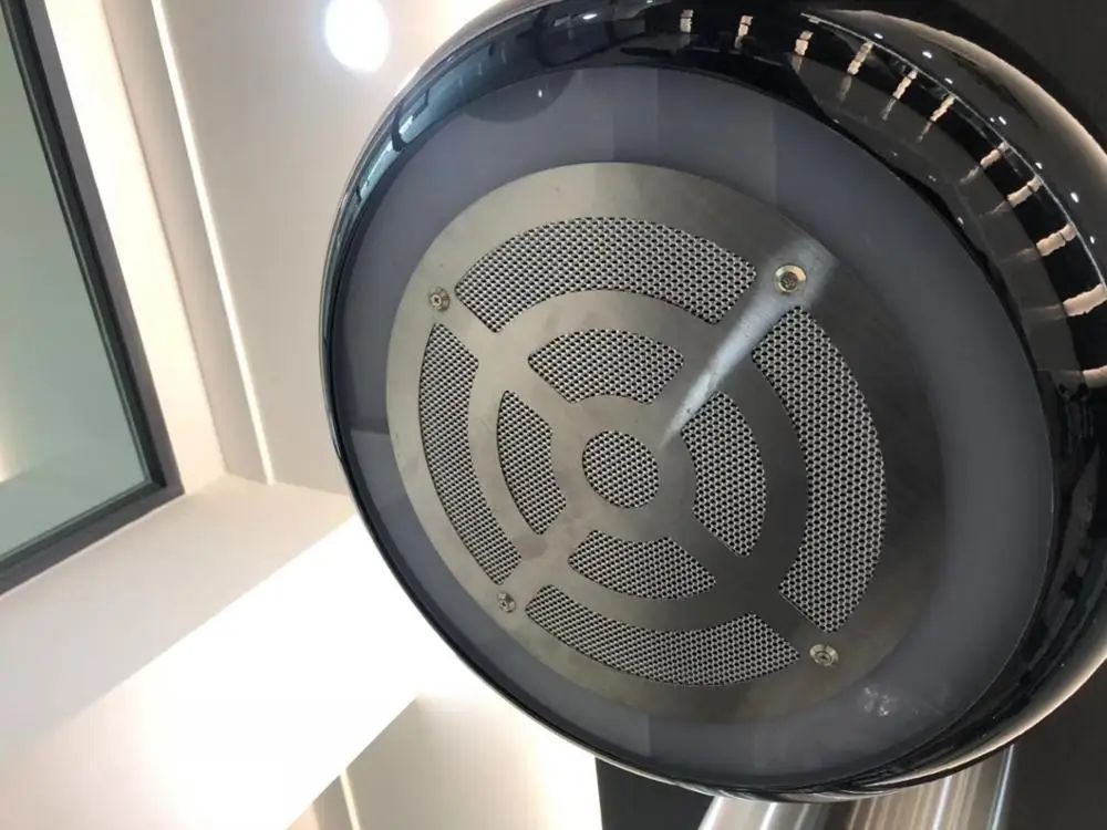 SENG Island stainless steel  Mounted White Round Range Hood