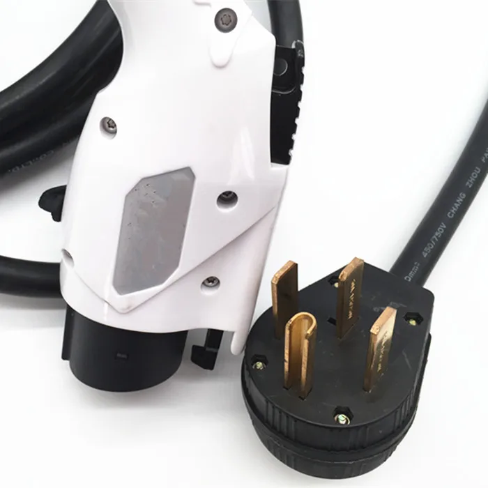 evse level 2 32A ev charger home SAE J1772 portable charger for electric car with nema 14-50 plug