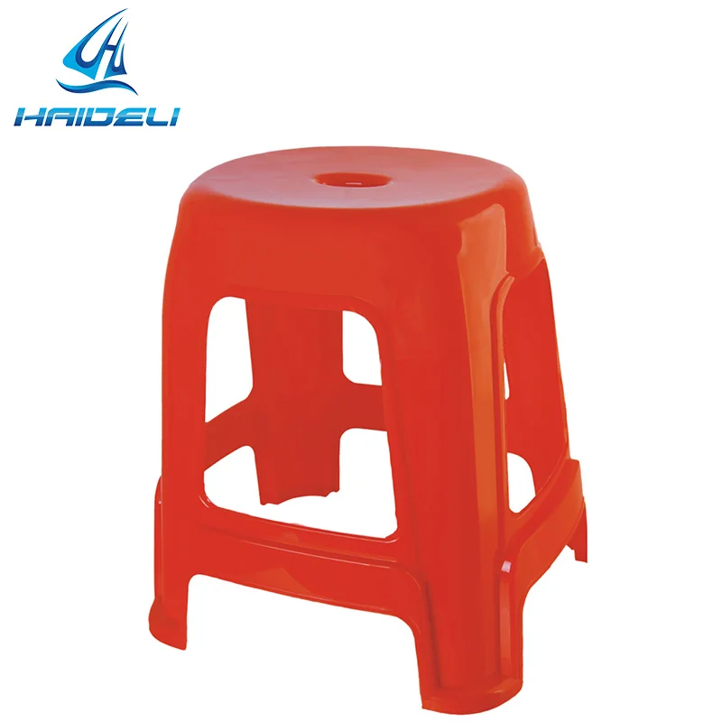 High Quality Stackable Plastic Small Round Stool Outdoor plastic chair plastic stool