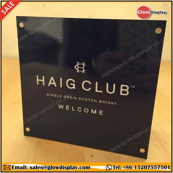 Haig Club Illuminated Bottle Glorifier for Whiskey Pub Bar Nightclub