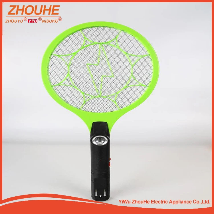Mosquito Racket LED Light Rechargeable electronic mosquito hitting swatter