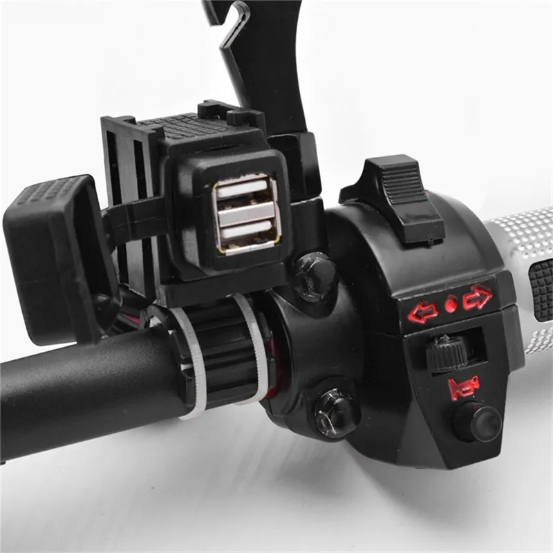 12v to 24v waterproof cargador usb doble motocicleta for cellphones