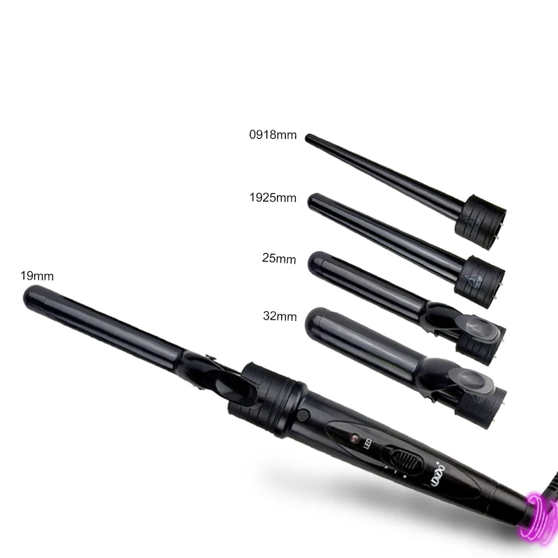 DODO 5p Hair Curler Professional Different Size Hair Curling Iron Ceramic Coating Tongs With Factory Price