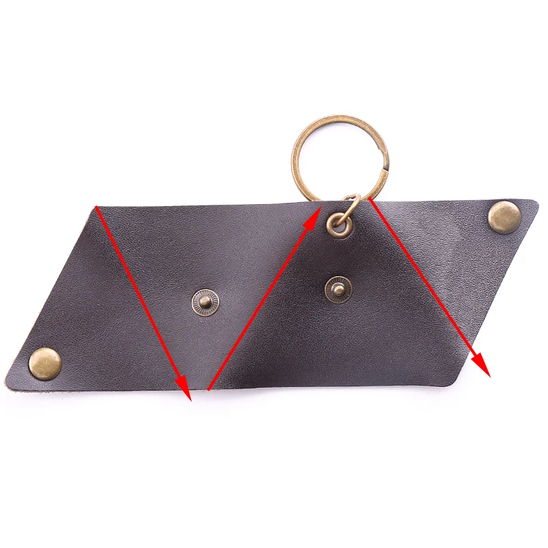 Guitar Accessories Unique  Fashionable Personalized Leather Guitar Pick Holder KeyChain Guitar Pickpocket