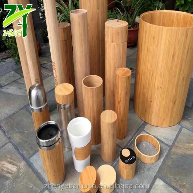 
Hot Sales ! ZY-810 Natural Bamboo Cylinder Bamboo Tubes Bamboo Container for Sale in Factory Low Price !!! 