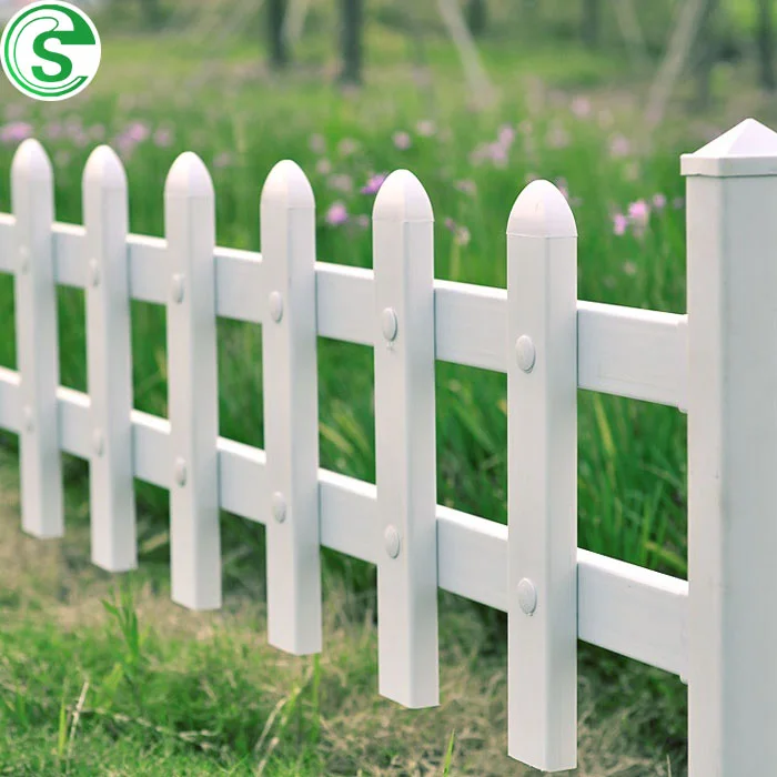 Pvc plastic lawn edging fence short fence